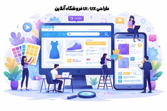 طراحی UI/UX فروشگاه آنلاین
