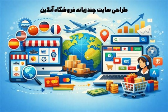 طراحی سایت فروشگاه آنلاین چند زبانه