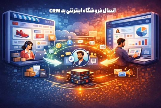 اتصال فروشگاه اینترنتی به CRM