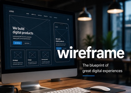 وایرفریم (Wireframe) چیست؟ راهنمای کامل طراحی وایرفریم