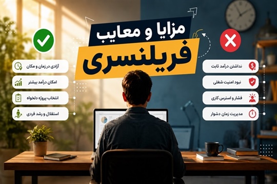 مزایا و معایب فریلنسری؛ آیا فریلنسر شدن انتخاب درستی است؟