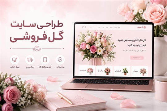 طراحی سایت گل فروشی