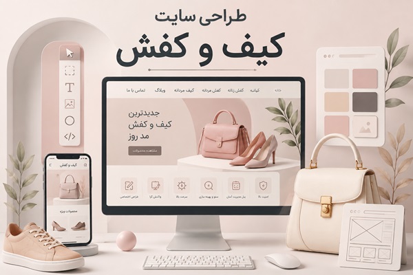 طراحی سایت کیف و کفش