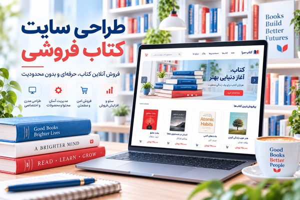 طراحی سایت کتاب فروشی