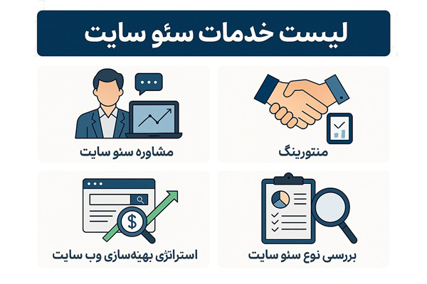 لیست خدمات سئو سایت